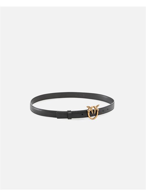 Cintura sottile Love Birds in pelle 2cm PINKO | 100143A0F1/Z99Q